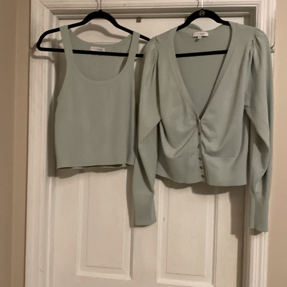 Intermix X-Large twin set mint green